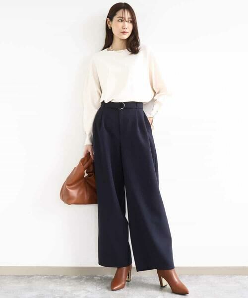 MK MICHEL KLEIN / エムケーミッシェルクラン ニット・セーター | ドルマンスリーブニット/洗える | 詳細26