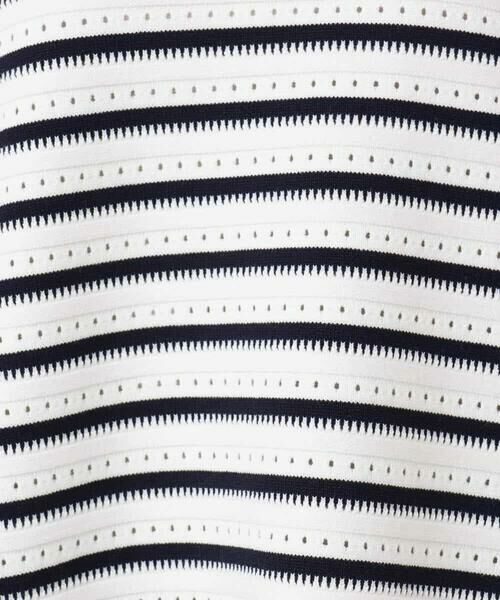 MK MICHEL KLEIN / エムケーミッシェルクラン ニット・セーター | 柄編みボーダーニット | 詳細21