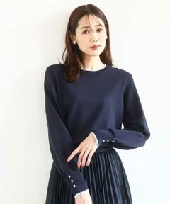 MK MICHEL KLEIN / エムケーミッシェルクラン ニット・セーター | 配色デザインニット/洗える