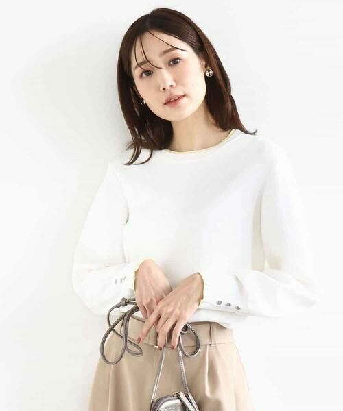 MK MICHEL KLEIN / エムケーミッシェルクラン ニット・セーター | 配色デザインニット/洗える | 詳細1