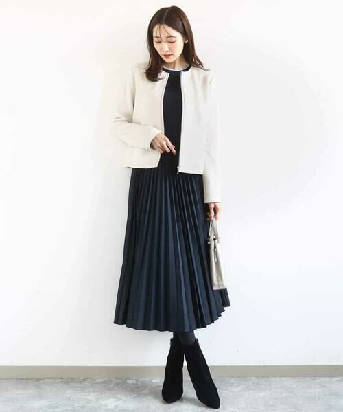 MK MICHEL KLEIN / エムケーミッシェルクラン ニット・セーター | 配色デザインニット/洗える | 詳細13