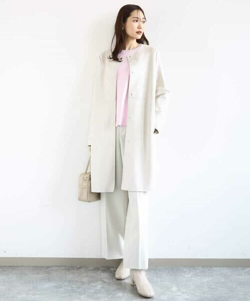 MK MICHEL KLEIN / エムケーミッシェルクラン ニット・セーター | 配色デザインニット/洗える | 詳細21