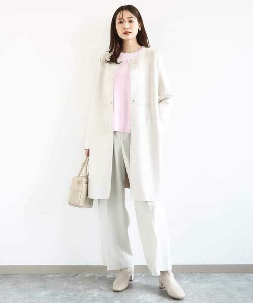 MK MICHEL KLEIN / エムケーミッシェルクラン ニット・セーター | 配色デザインニット/洗える | 詳細22