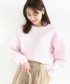 MK MICHEL KLEIN / エムケーミッシェルクラン ニット・セーター | スウェットライククルーネックニット/洗える