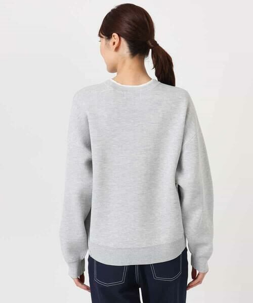 MK MICHEL KLEIN / エムケーミッシェルクラン ニット・セーター | スウェットライククルーネックニット/洗える | 詳細15