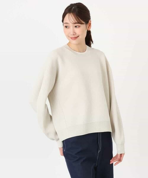 MK MICHEL KLEIN / エムケーミッシェルクラン ニット・セーター | スウェットライククルーネックニット/洗える | 詳細20