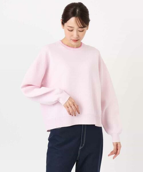 MK MICHEL KLEIN / エムケーミッシェルクラン ニット・セーター | スウェットライククルーネックニット/洗える | 詳細22