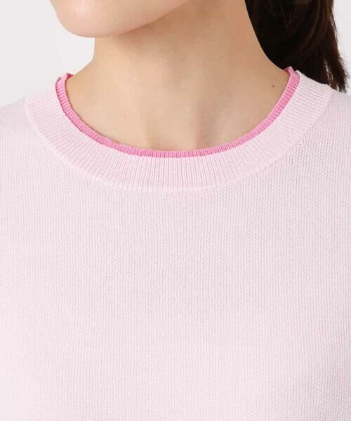 MK MICHEL KLEIN / エムケーミッシェルクラン ニット・セーター | スウェットライククルーネックニット/洗える | 詳細23