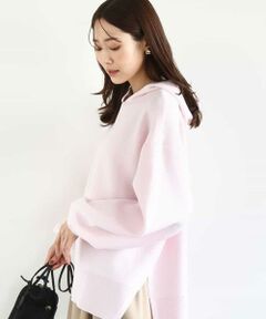 MK MICHEL KLEIN / エムケーミッシェルクラン ニット・セーター | スウェットライクニットフーディー/洗える