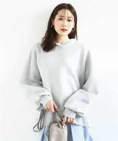 MK MICHEL KLEIN / エムケーミッシェルクラン ニット・セーター | スウェットライクニットフーディー/洗える