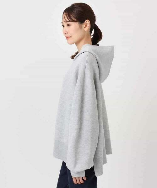 MK MICHEL KLEIN / エムケーミッシェルクラン ニット・セーター | スウェットライクニットフーディー/洗える | 詳細17