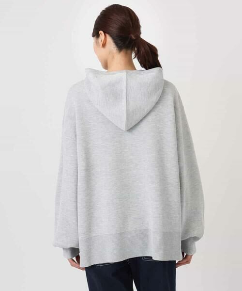 MK MICHEL KLEIN / エムケーミッシェルクラン ニット・セーター | スウェットライクニットフーディー/洗える | 詳細18