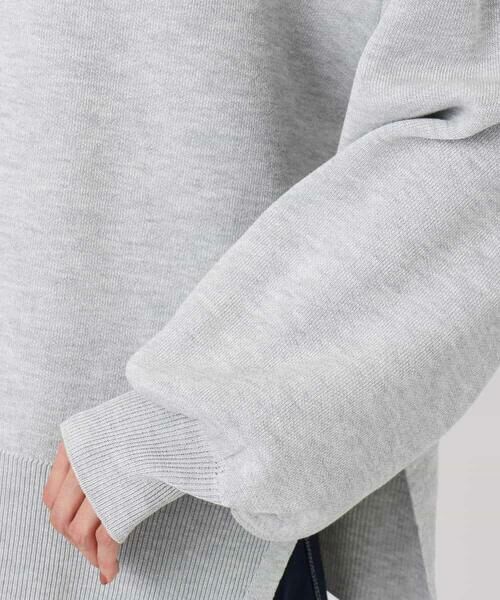 MK MICHEL KLEIN / エムケーミッシェルクラン ニット・セーター | スウェットライクニットフーディー/洗える | 詳細21
