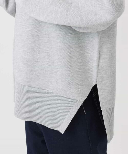 MK MICHEL KLEIN / エムケーミッシェルクラン ニット・セーター | スウェットライクニットフーディー/洗える | 詳細22