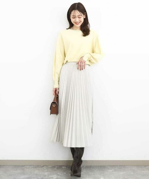 MK MICHEL KLEIN / エムケーミッシェルクラン ロング・マキシ丈スカート | プリーツデザインスカート/洗える | 詳細19