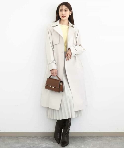 MK MICHEL KLEIN / エムケーミッシェルクラン ロング・マキシ丈スカート | プリーツデザインスカート/洗える | 詳細23