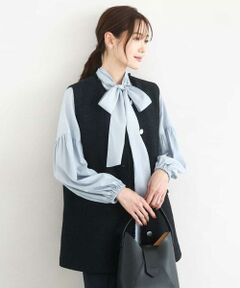 MK MICHEL KLEIN / エムケーミッシェルクラン ベスト | ツイードジレ/洗える