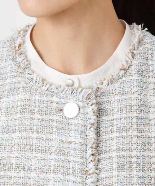 MK MICHEL KLEIN / エムケーミッシェルクラン ベスト | ツイードジレ/洗える | 詳細20