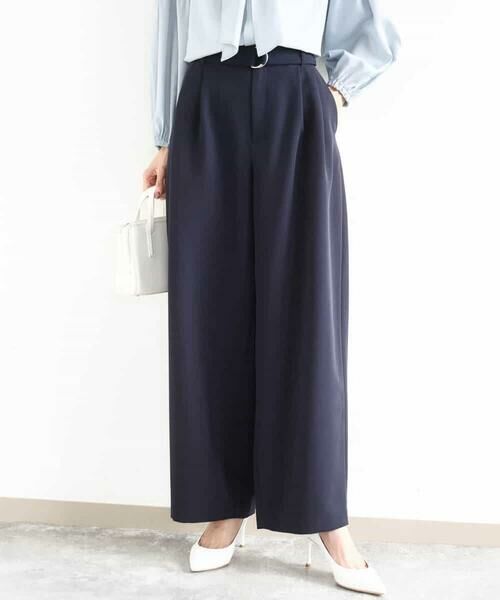 MK MICHEL KLEIN / エムケーミッシェルクラン チノ・ワークパンツ | バレルシルエットパンツ/洗える | 詳細19