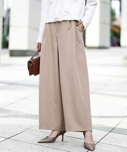 MK MICHEL KLEIN / エムケーミッシェルクラン チノ・ワークパンツ | バレルシルエットパンツ/洗える | 詳細29