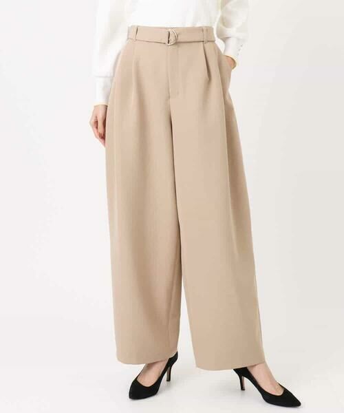 MK MICHEL KLEIN / エムケーミッシェルクラン チノ・ワークパンツ | バレルシルエットパンツ/洗える | 詳細8