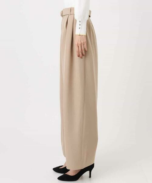 MK MICHEL KLEIN / エムケーミッシェルクラン チノ・ワークパンツ | バレルシルエットパンツ/洗える | 詳細9