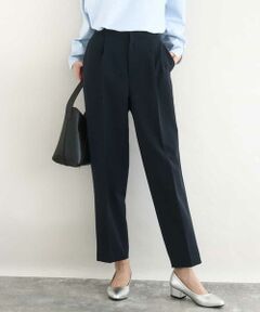 MK MICHEL KLEIN / エムケーミッシェルクラン チノ・ワークパンツ | ダブルクロス テーパードパンツ/セットアップ対応/防シワ/ストレッチ/洗える