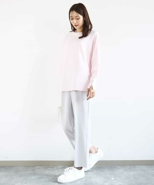 MK MICHEL KLEIN / エムケーミッシェルクラン チノ・ワークパンツ | ダブルクロス テーパードパンツ/セットアップ対応/防シワ/ストレッチ/洗える | 詳細14