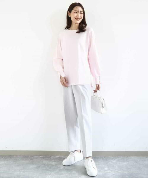 MK MICHEL KLEIN / エムケーミッシェルクラン チノ・ワークパンツ | ダブルクロス テーパードパンツ/セットアップ対応/防シワ/ストレッチ/洗える | 詳細15