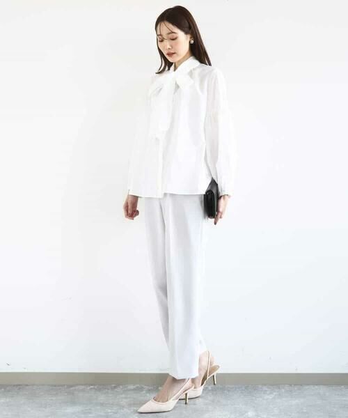 MK MICHEL KLEIN / エムケーミッシェルクラン チノ・ワークパンツ | ダブルクロス テーパードパンツ/セットアップ対応/防シワ/ストレッチ/洗える | 詳細16