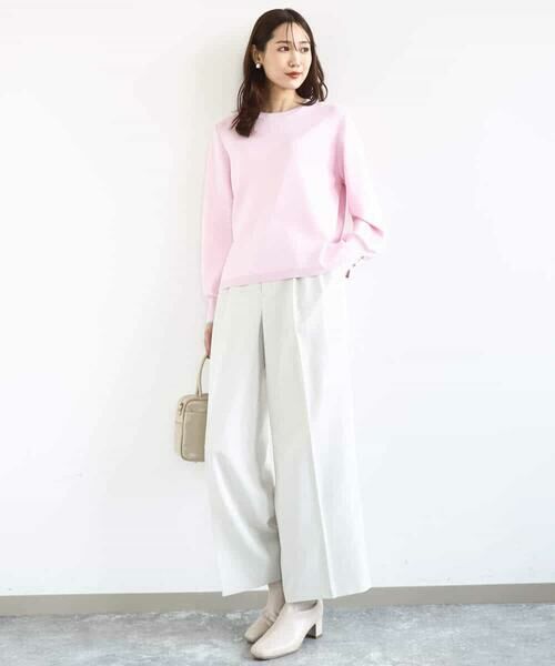 MK MICHEL KLEIN / エムケーミッシェルクラン その他パンツ | 2タックストレートワイドパンツ/洗える | 詳細22