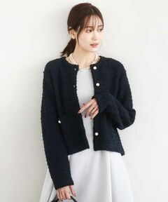 MK MICHEL KLEIN / エムケーミッシェルクラン セットアップ | ニットツィードジャケット/洗える