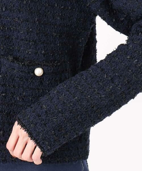 MK MICHEL KLEIN / エムケーミッシェルクラン セットアップ | ニットツィードジャケット/洗える | 詳細19
