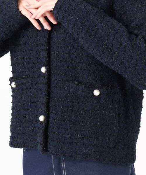 MK MICHEL KLEIN / エムケーミッシェルクラン セットアップ | ニットツィードジャケット/洗える | 詳細22