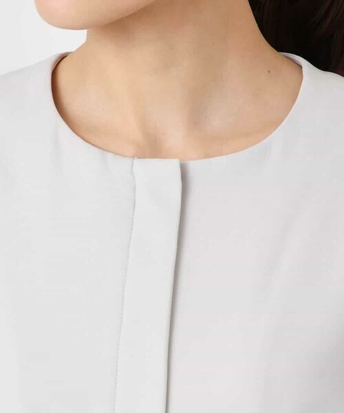 MK MICHEL KLEIN / エムケーミッシェルクラン その他アウター | ギャザーデザイン ジップアップブルゾン/撥水/防シワ/洗える | 詳細18