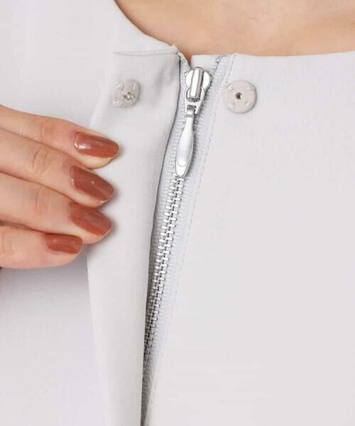 MK MICHEL KLEIN / エムケーミッシェルクラン その他アウター | ギャザーデザイン ジップアップブルゾン/撥水/防シワ/洗える | 詳細23