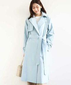 MK MICHEL KLEIN / エムケーミッシェルクラン トレンチコート | トレンチディティールロングコート/撥水/洗える