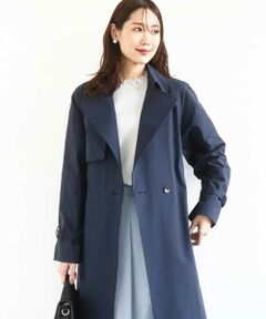 MK MICHEL KLEIN / エムケーミッシェルクラン トレンチコート | トレンチディティールロングコート/撥水/洗える