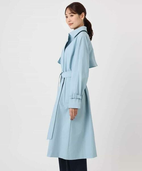 MK MICHEL KLEIN / エムケーミッシェルクラン トレンチコート | トレンチディティールロングコート/撥水/洗える | 詳細13