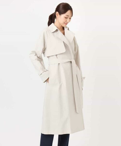 MK MICHEL KLEIN / エムケーミッシェルクラン トレンチコート | トレンチディティールロングコート/撥水/洗える | 詳細27