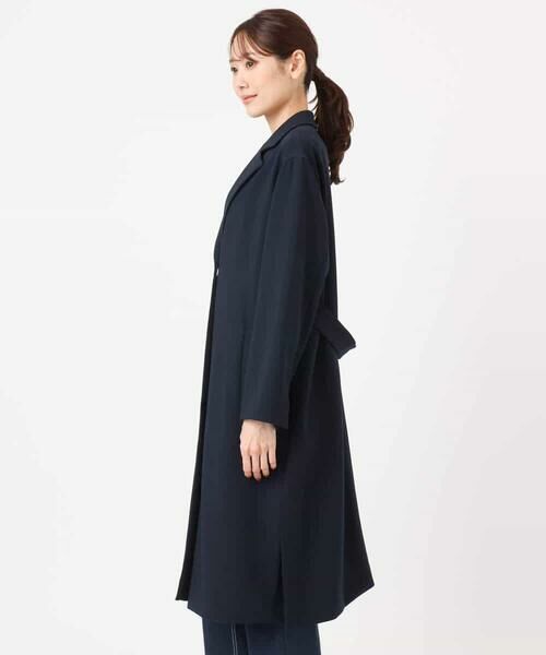 MK MICHEL KLEIN / エムケーミッシェルクラン その他アウター | ライトダブルクロスチェスターコート/洗える | 詳細10