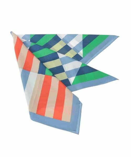 MK MICHEL KLEIN / エムケーミッシェルクラン マフラー・ショール・スヌード・ストール | 幾何柄スカーフ/洗える | 詳細1