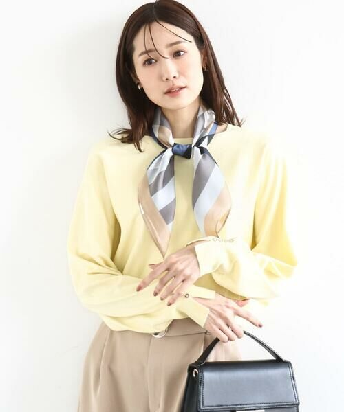 MK MICHEL KLEIN / エムケーミッシェルクラン マフラー・ショール・スヌード・ストール | 幾何柄スカーフ/洗える | 詳細11