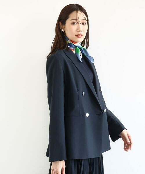 MK MICHEL KLEIN / エムケーミッシェルクラン マフラー・ショール・スヌード・ストール | 幾何柄スカーフ/洗える | 詳細7