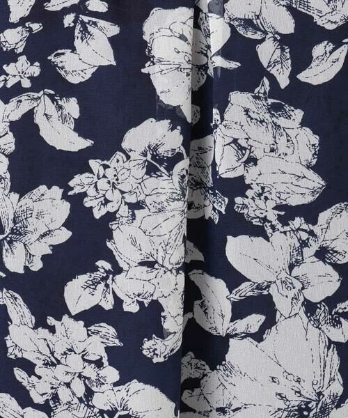 MK MICHEL KLEIN / エムケーミッシェルクラン シャツ・ブラウス | 花柄シフォンブラウス/洗える | 詳細28