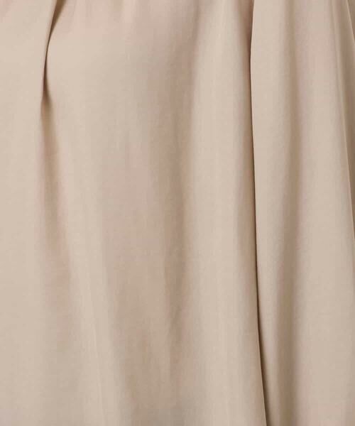 MK MICHEL KLEIN / エムケーミッシェルクラン シャツ・ブラウス | サテンフリルネックブラウス/接触冷感/UVカット/洗える | 詳細23