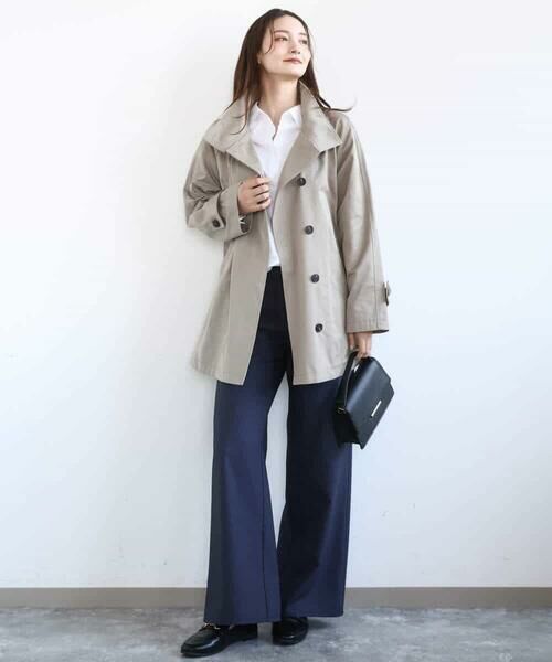 MK MICHEL KLEIN / エムケーミッシェルクラン シャツ・ブラウス | コットン混ベーシックシャツ（無地）/接触冷感/防シワ/洗える | 詳細10