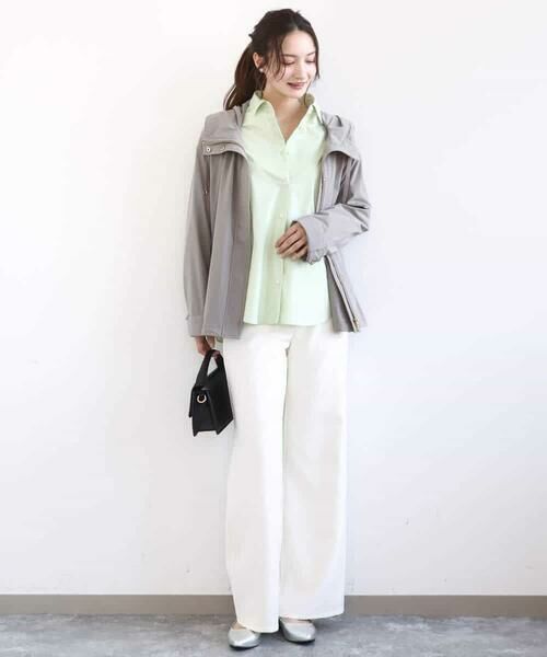 MK MICHEL KLEIN / エムケーミッシェルクラン シャツ・ブラウス | コットン混ベーシックシャツ（無地）/接触冷感/防シワ/洗える | 詳細18