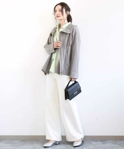 MK MICHEL KLEIN / エムケーミッシェルクラン シャツ・ブラウス | コットン混ベーシックシャツ（無地）/接触冷感/防シワ/洗える | 詳細20