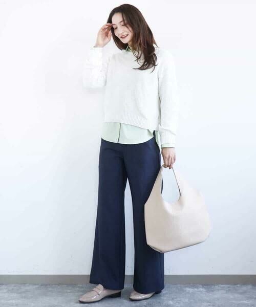 MK MICHEL KLEIN / エムケーミッシェルクラン シャツ・ブラウス | コットン混ベーシックシャツ（無地）/接触冷感/防シワ/洗える | 詳細23